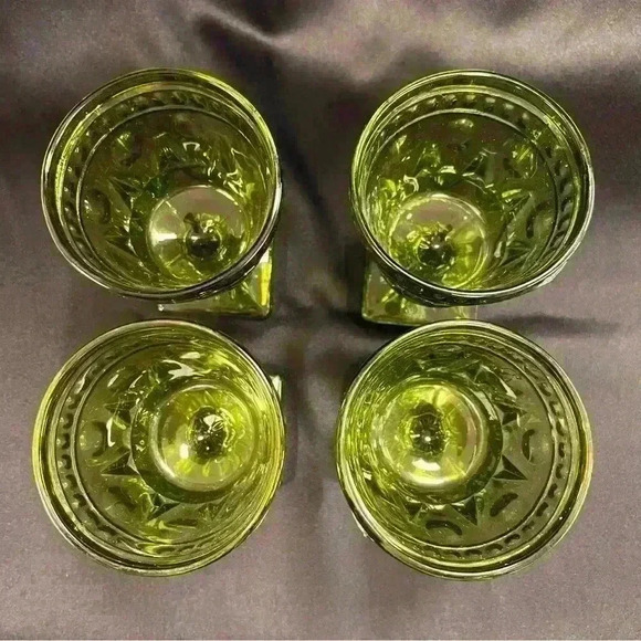 Other - Vintage Green Goblet  Small 3 oz set of 4